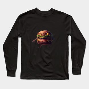 Hamburger Nightmare Long Sleeve T-Shirt